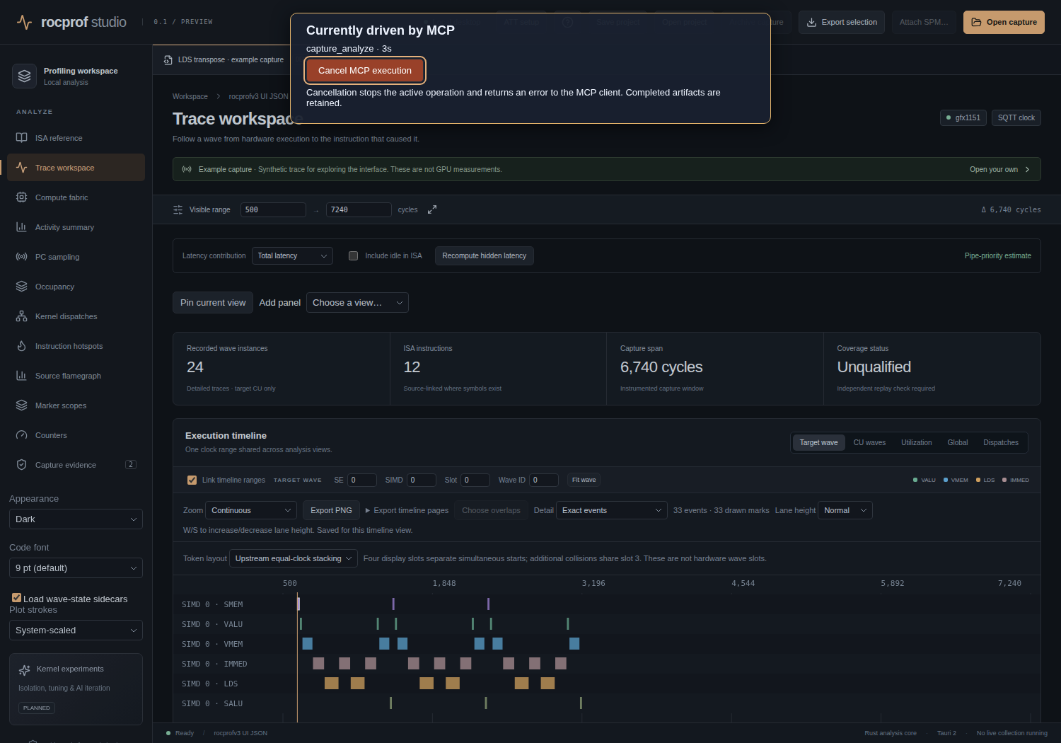 The MCP lock on the desktop UI